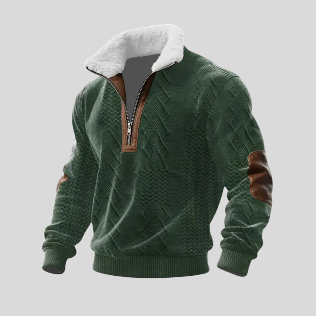 Stipe - Vunena Majica S Visokim Ovratnikom Od Flisa