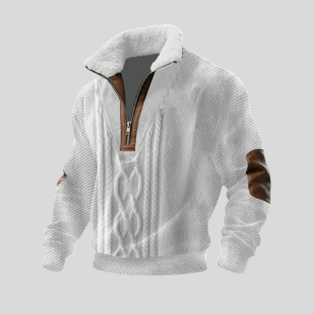 Stipe - Vunena Majica S Visokim Ovratnikom Od Flisa