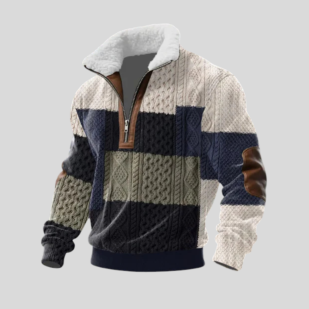 Stipe - Vunena Majica S Visokim Ovratnikom Od Flisa